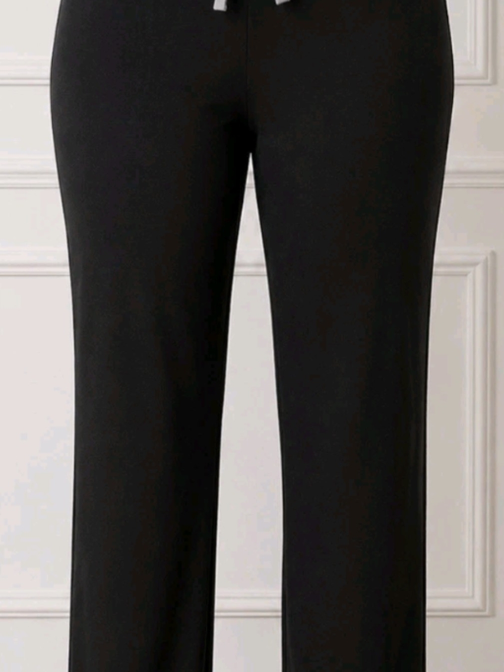 Figs Black Wide-Leg Pants